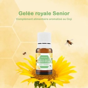 Verihealth | Gelée Royale Lyophilisée Senior avec Vitamine C | Renforce le Système Immunitaire | A Base de Plantes, de Vitami