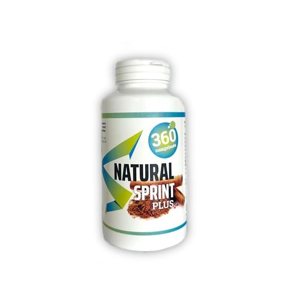 Natural Sprint Laxatif 360 comprimèes constipation,adoucisseur de selles 100% naturel, Soulage les ballonnements. Aloe, Séné,