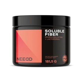 Soluble Fiber Powder 181,5 g - Arabinogalactan 6000 mg avec lajout de Lactoferrine 50 mg - 30 portions - Support pour une mi