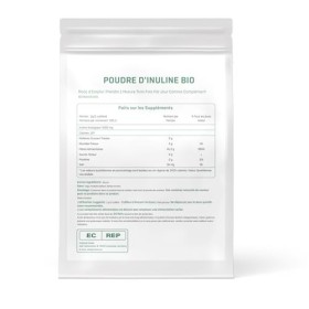 Veloto Poudre Dinuline Biologique, Supplément Prébiotique De Fibres Dinuline Pures Pour La Santé Intestinale, Édulcorant Na