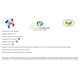 Laxatif Puissant contre la Constipation – Detox Foie Intestin – Transit Intestinal - Digestion – 60 comprimés 100% naturels f