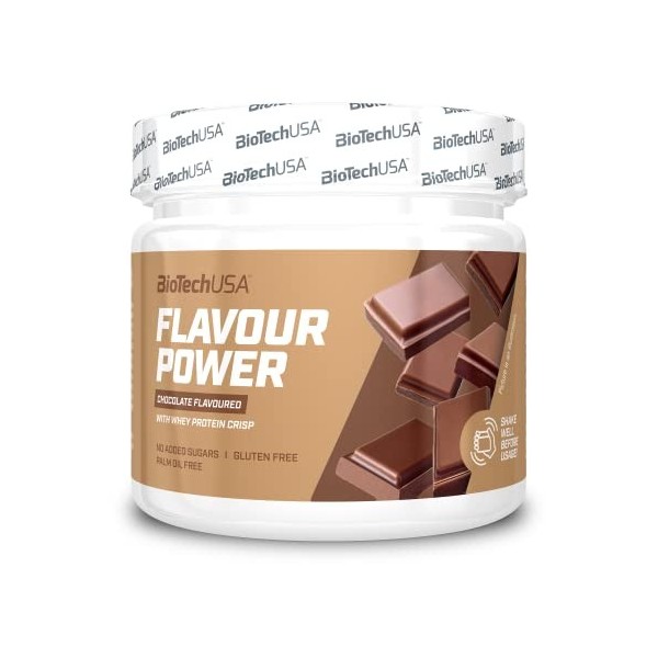 BioTechUSA Flavour Power, Édulcorant de table aromatisé à base de sucralose, sans sucre ajouté, sans gluten, à linuline, 160
