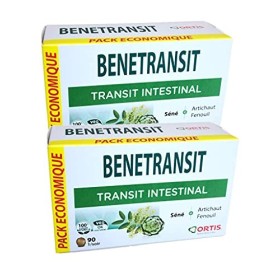 Ortis - Benetransit Pack ECO - Stimule et régularise le transit intestinal - Lot de 2 Boites de 90 comprimés 2 