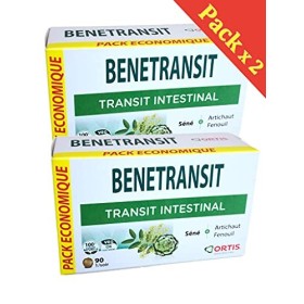 Ortis - Benetransit Pack ECO - Stimule et régularise le transit intestinal - Lot de 2 Boites de 90 comprimés 2 
