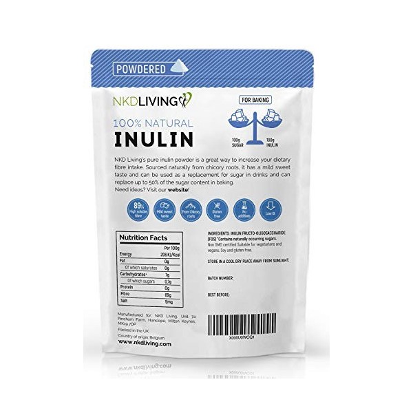 Poudre prébiotique de haute qualité dInulin 1 kg 