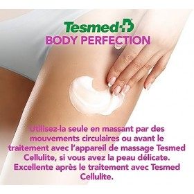 Tesmed Body Perfection Crème Corps et Anti-Cellulite, Hydratante, Raffermissante, stimule la circulation - Léger effet froid,