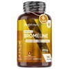 Bromelaine Gélules 650 mg 2500 UDG/g , Cure de 6 Mois, 180 Gélules Avec Enzymes Digestives Dérivée De La Tige DAnanas, Vega