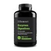 Enzymes Digestives - 10 Enzymes y compris Bromélaïne et Papaïne, Haute Concentration - 200mg par Gélule - 180 Gélules Véganes
