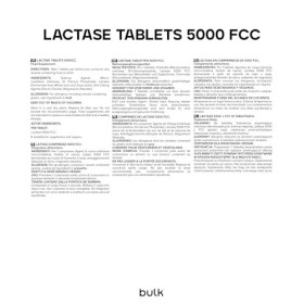 Bulk Comprimés denzyme lactase pure, 5000 FCC, paquet de 270, lemballage peut varier