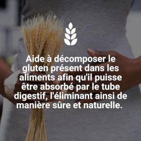 NIRUVITA | Sans gluten | Complément alimentaire | Optimise la digestion et améliore labsorption des nutriments |Avec enzymes