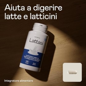 Lactase effet immédiat 120 cps, 16500 FCC - Le seul produit en Italie et sûr - Haute dose pour intolérance au lactose - Améli