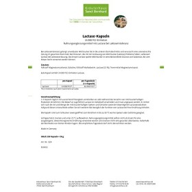 Gélules denzyme lactase 14.000 unités FCC par gélule