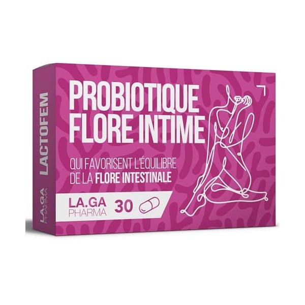 Probiotique Flore Intime, Utile en cas de: Mycose Vaginose et Vaginose Bactérienne. Probiotique Dosage Élevé avec Lactobacill