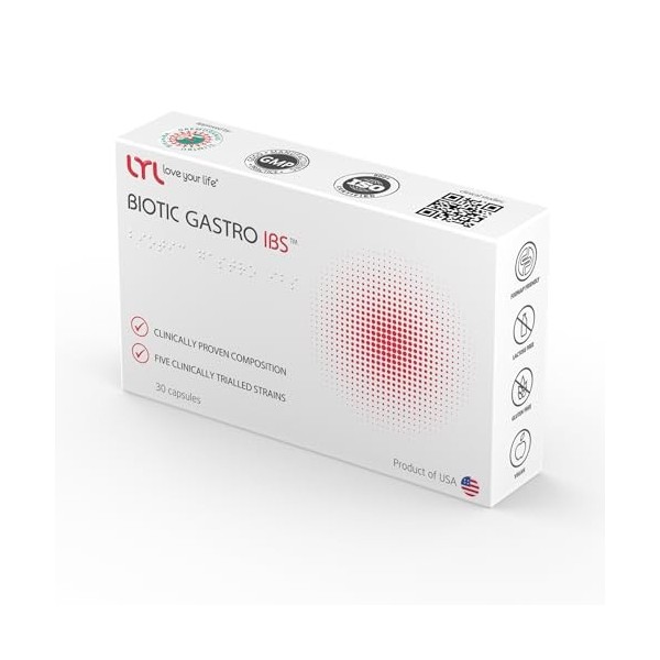 LYL BIOTIC GASTRO IBS Probiotics for IBS Symptoms