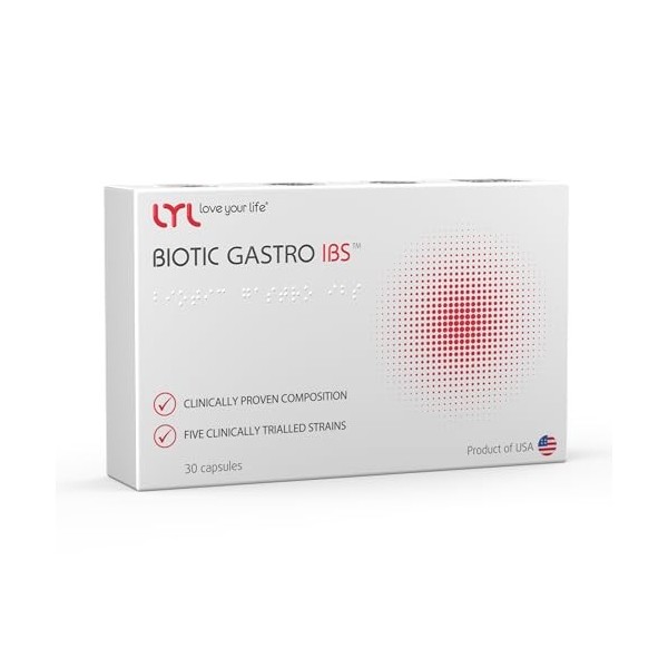 LYL BIOTIC GASTRO IBS Probiotics for IBS Symptoms
