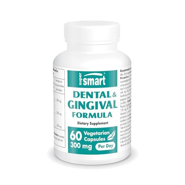 Dental & Gingival Formula - Complément pour Gencives Sensibles - Santé Bucco-dentaire - Aide à Réduire lInflammation des Gen