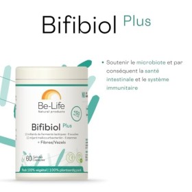 BE-LIFE | Bifibiol plus | Complément alimentaire | Digestion équilibre intestinal| Soutient la santé intestinale et le systèm