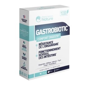 Prescription Nature - GASTROBIOTIC - Complément Alimentaire Probiotique - Saccharomyces Boulardii - Gélule Végétale, Souche D