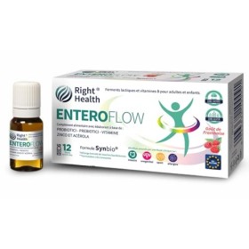 ENTEROFLOW: Ferments, Probiotiques, Prébiotiques. Formule brevetée pour les troubles intestinaux dus à laltération de la flo