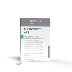 BIOCYTE Microbiote ATB - Confort Digestif - 5 Souches Probiotiques, 10 Milliards UFC - Vegan - Programme De 10 Jours