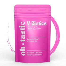 ohtastic V-Biotics Vaginal Probiotics - Probiotique flore intime, Bactéries lactiques pour le vagin contre la vaginose bactér