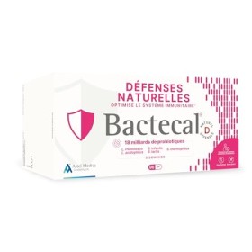 Bactecal D Défenses naturelles - Probiotiques & Prébiotique - Reconstitue la Flore Intestinale et Renforce le Système Immun