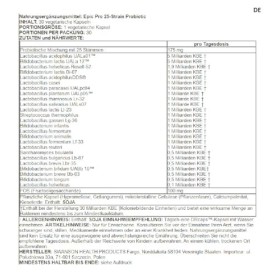 Swanson - Epic Pro 25-Strain Probiotic | Soutient une flore intestinale saine - 30 capsules végétales