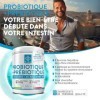 Probiotique Flore Intestinale Avec Prebiotiques 120 Gélules PiuLife® 40 Milliards UFC Dose, 20 Souches, Flore Intestinale, Bi