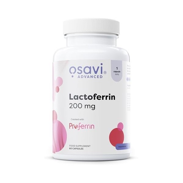 Osavi Lactoferrin, 200mg - 60 caps
