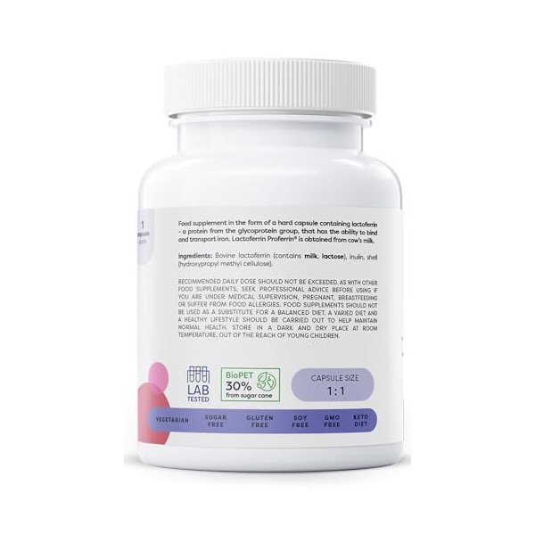 Lactoferrin, 200mg - 30 caps