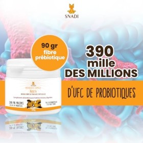 Snadi - Probiotiques et Prébiotiques Solubles Avancés | 100 gr | 390 Milliards UFC | COMPLEXE AROGYA INMUNDIGEST | Fibre Préb
