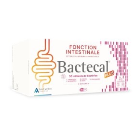 Bactecal Plus : Probiotiques pour le soutien Digestif et Immunitaire avec Restauration de la Flore Intestinale - Pour une San