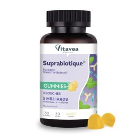 VITAVEA BIEN-ETRE - Gummies Suprabiotique - Probiotique Flore Intestinale - Bien-être intestinal, Transit et Digestion - 4 so