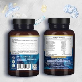 Complexe de probiotiques et prébiotiques Bio Cultures - 50 milliards dUFC - 10 souches de bactéries vivantes - additionnées 