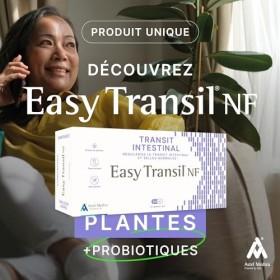 Easy-Transil NF - Favorise le Transit Intestinal et Maintient les Selles Normales – Solution Naturelle – 32