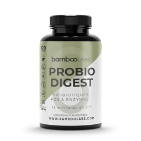 Bamboo Labs - 120 Gélules Probiotiques et Prébiotiques Intestinaux qui Renforcent le Système Digestif et Microbiote Intestina