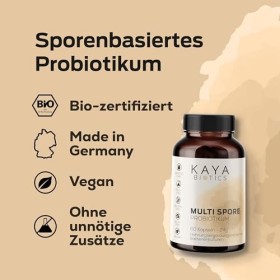 MULTI SPORE Bactéries intestinales - Bacillus coagulans & Bacillus subtilis & B. clausii - Probiotiques bio à base de spores 
