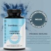 Bamboo Labs - Probiotiques Intestinaux + Complexe Vitaminique, 120 Gélules Enzymes Digestives Vegan avec Lactobacillus Casei 