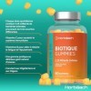 Biotique Flore Intestinale Gummies | 2,25 miliards Cellules | Multi-Souches : Lactobacillus Casei + Vitamines C, B3, B5, B6 |