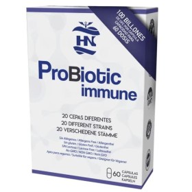 Probiotique Flore Intestinale. 100 milliards dUFC 20 souches probiotiques 60 gélules gastrorésistantes Lactobacillus gasseri
