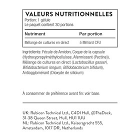 Thorne FloraPrime - Mélange de Stable et Résistant à lAcide Gastrique - 30 Capsules