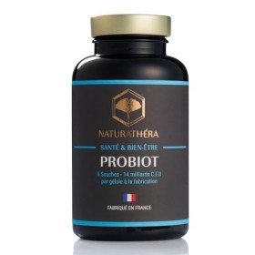 Naturathéra PROBIOT - 14 milliards/gélule - Complément Alimentaire Probiotiques, Digestion & Flore Intestinale - 90 Gélules -