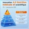 VIKpro Coq10 100 mg, Ferment de Levure Naturelle Q10 Gélules Suppléments Nutritionnels, CoQ10 à Haute Absorption, Antioxydant