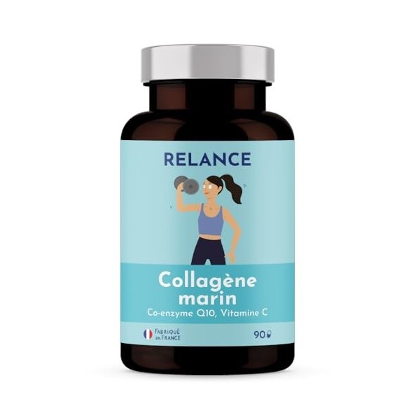 Collagène Marin T1 Pure et Naturel, Antioxydant puissant, Articulations, Protecteur Anti-âge 30 Jours, Peau, Cheveux - Q10 Co