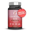 Coenzyme Q10 200 mg - 50 gélules 50 Jours Naturellement Fermentée, Soutient lÉnergie Cellulaire et le Métabolisme, Q10 Gél