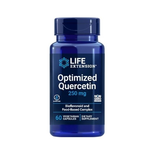 Life Extension Quercétine Optimisée - 60 Capsules Végétariennes de 250 mg