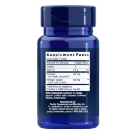 Life Extension Super Ubiquinol CoQ10 avec Soutien Mitochondrial Renforcé™, 100mg, 30 Capsules molles