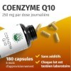 Coenzyme Q10 250 mg - 180 gélules végétaliennes 6 mois | Q10 de qualité supérieure, fermenté naturellement | Fabriqué en Al
