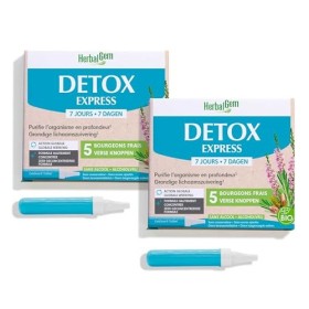 HERBALGEM - Duo Detox Express 7Jours - Purifie LOrganisme En Profondeur - Complément Alimentaire Gemmothérapie - Formule Hau