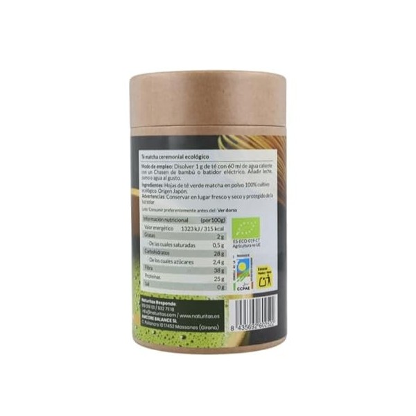 Thé matcha de cérémonie bio 70 g de poudre